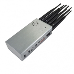 10 bands Portable 2G+3G+4G+WIFI+GPSL1-L5+LOJACK Cell Phone Signal Jammer/Blocker