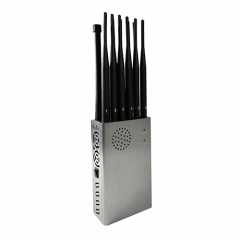 World First 12 Antennas Plus All-in-One Full Bands Cell Phone Signal Jammer Blocking 315/433/868(Remote Control)GPS WIFI