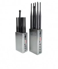 N8P High Power Plus 8 Antennas 5.6W Portable Cell Phone Jammer,Jamming 2g/3G/4G and LOJACK Signals