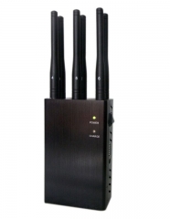 3W Handheld 6 Antennas Cell Phone Jammer, Block 2g/3G/4Gwinmax and LOJACK GPS WIFI Signals