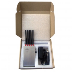 5 Antenna Portable Mobile Phone Jammer ,GPS Jammer and WiFi Jammer