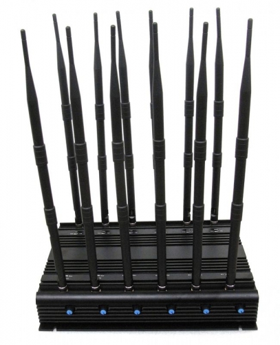 12 Antenans GSM DCS 3G 4G WIFI GPS and RF Bugs from 130-500 Mhz Jammer