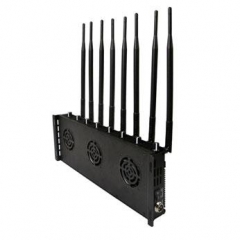 The latest GPS Signal Jammer Used In Car,3 Cooling Fans Mobile Phone 4G/3G GPS Jammer Shielding Radius Up to 40m