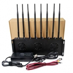 The latest GPS Signal Jammer Used In Car,3 Cooling Fans Mobile Phone 4G/3G GPS Jammer Shielding Radius Up to 40m