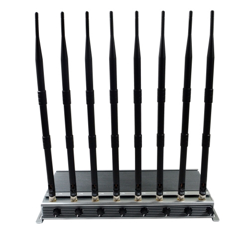 New Powerful Adjustable 50W 8 Antennas cellphone WIFI signal Jammer indoor using up to 80m