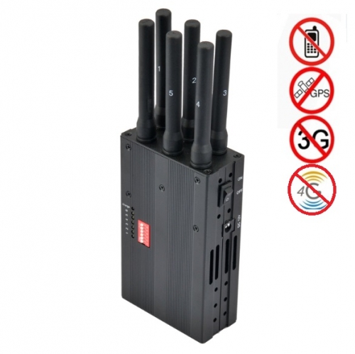 Portable All 3G 4G Mobile Phone Signal Jammer & WiFi Jammer