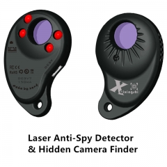 Portable Anti-Spy Hidden Camera Laser Detector Spy Camera Finder with Four IR Light