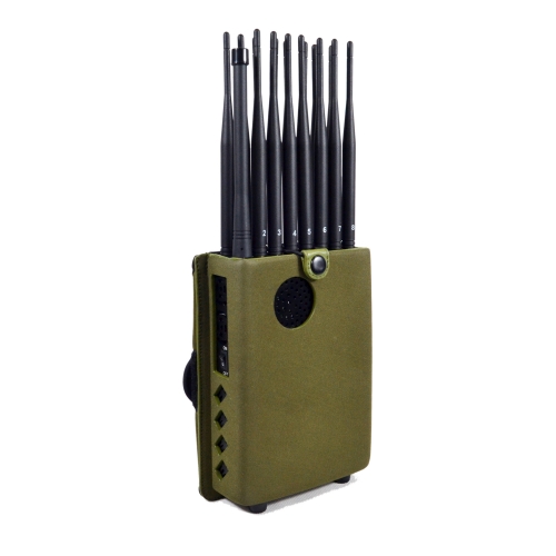 2020 16 Watt New Handheld 16 Bands Cell Phone Signal Jammer With Nylon Cover,Blocking 5G 4G Wi-Fi5G RF Signal Jammer (EU &AU Version)